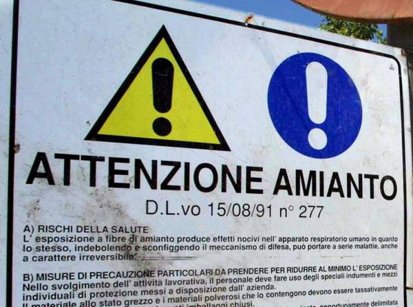 Amianto – Necessari altri 85 anni per smaltire tutti i rifiuti in Italia