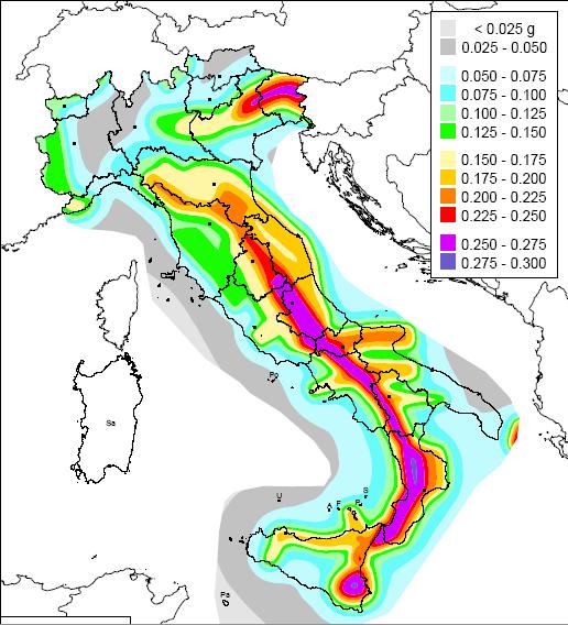 probabilità terremoto