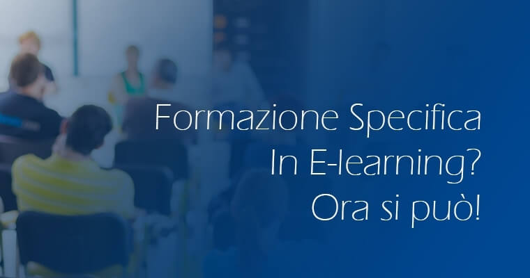 Formazione specifica in E-learning