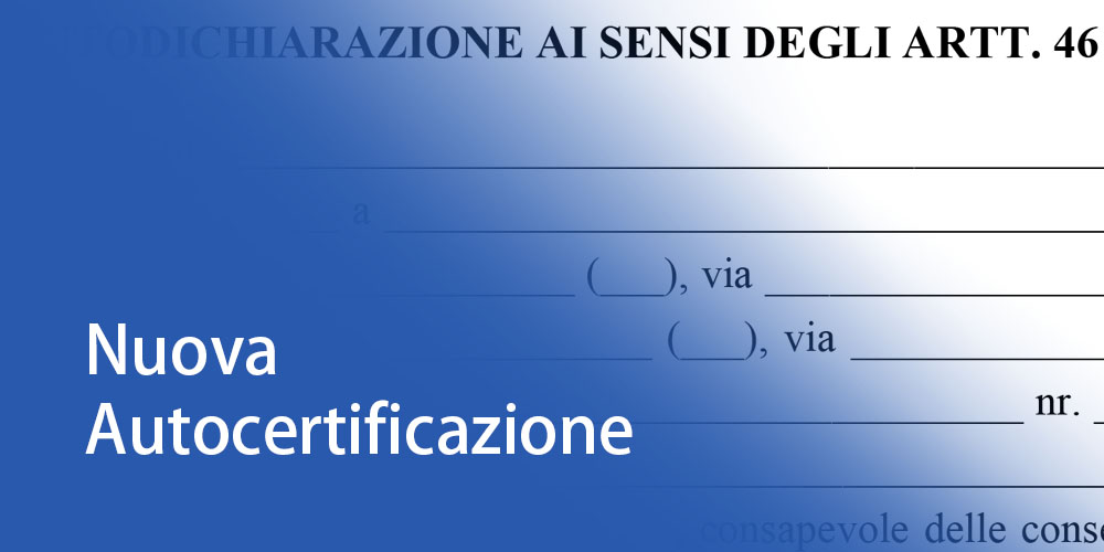 Nuova versione autocertificazione COVID-19