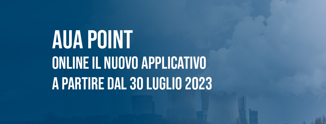 AUA POINT: l’applicativo per le emissioni ambientali