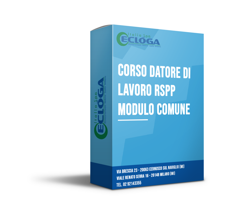 Corso Datore di Lavoro RSPP - Modulo Comune