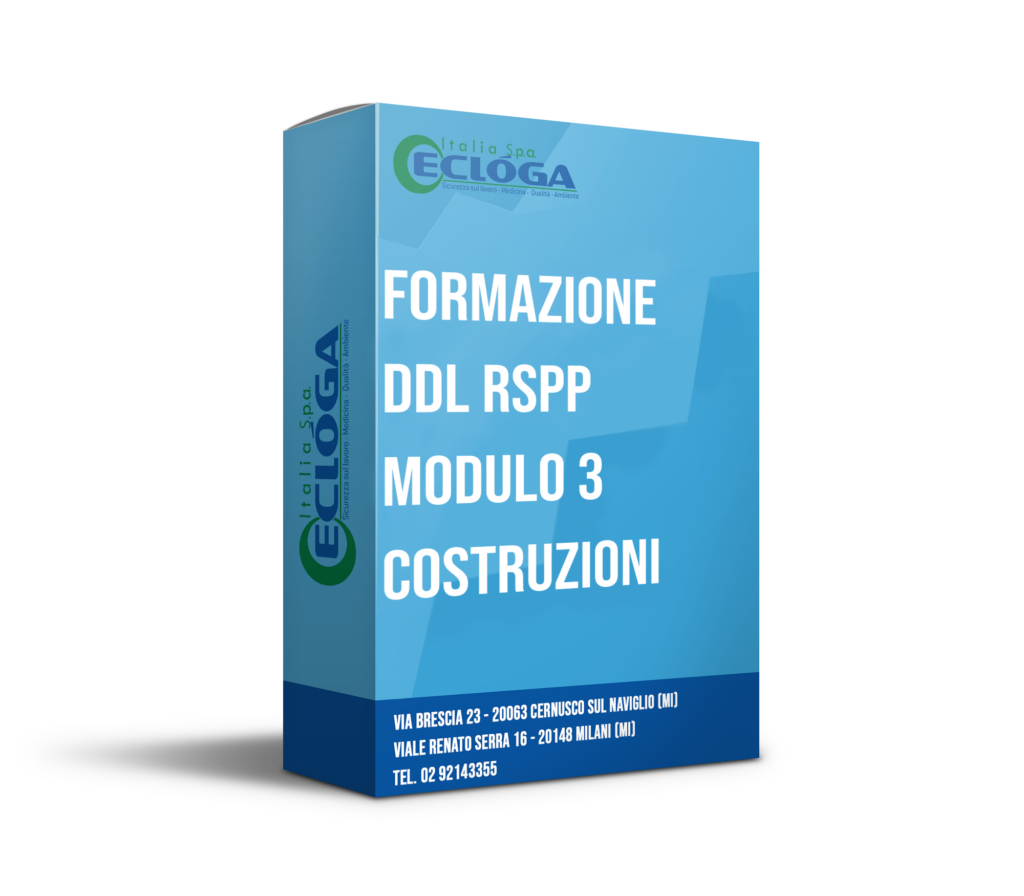 Corso Di Formazione Per Datore Di Lavoro RSPP - Modulo Integrativo 3 Costruzioni