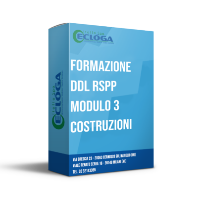 Corso Di Formazione Per Datore Di Lavoro RSPP - Modulo Integrativo 3 Costruzioni