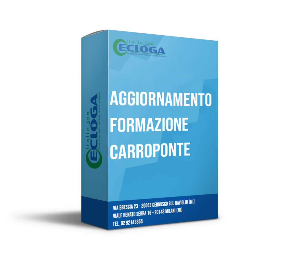 Aggiornamento formazione per addetti all'utilizzo del carroponte