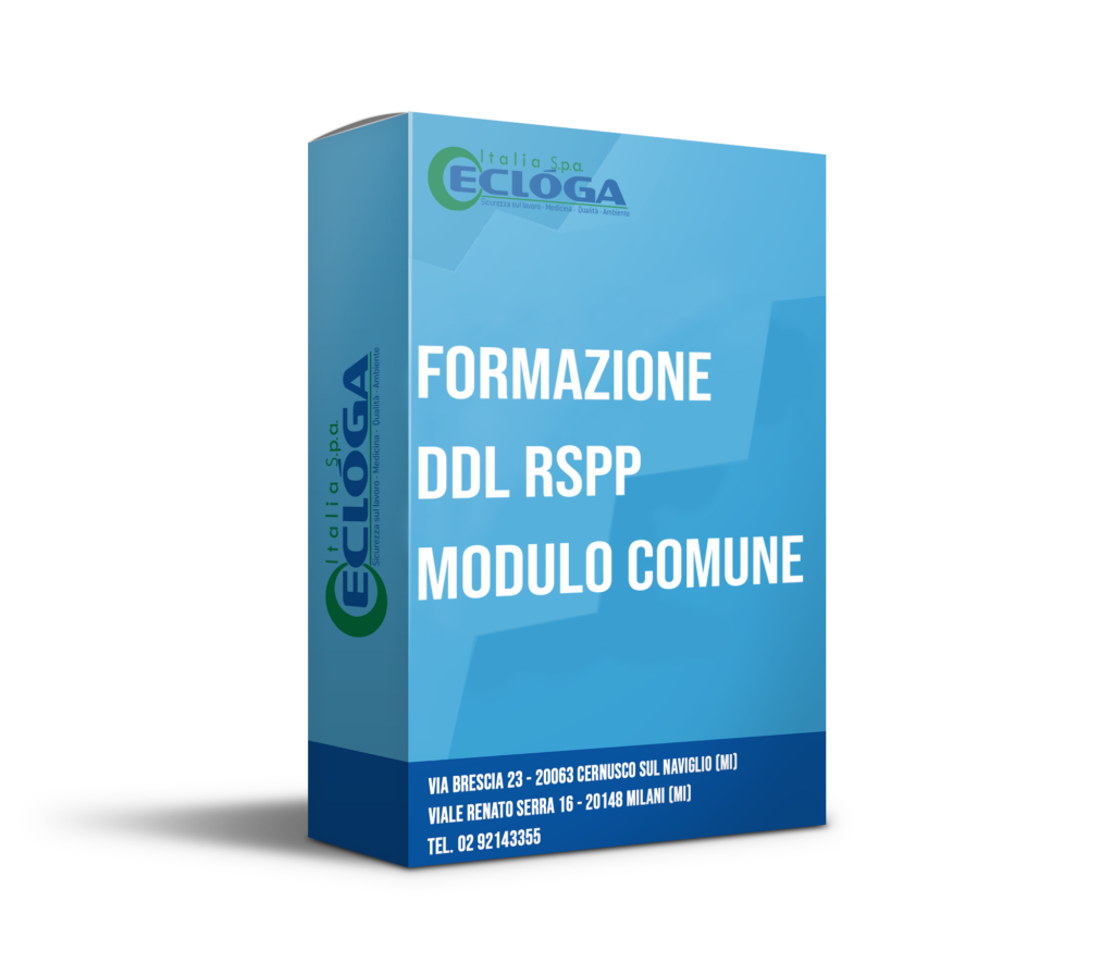 Corso Datore di Lavoro RSPP – Modulo Comune