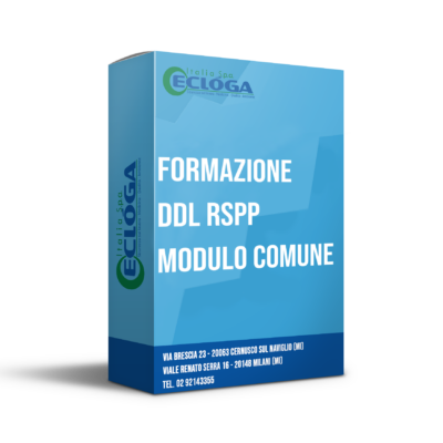 Corso Datore di Lavoro RSPP – Modulo Comune